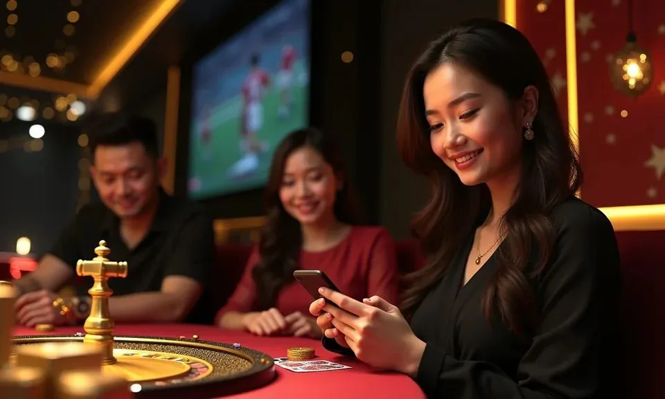 Mobile casino lobby